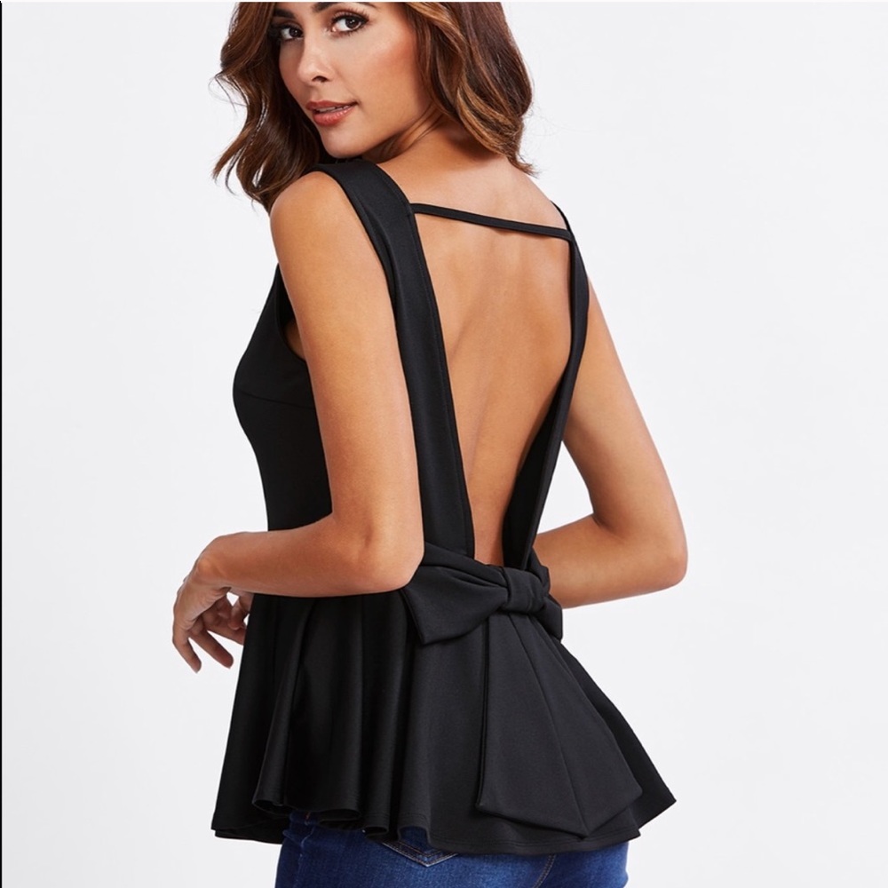 Backless Peplum